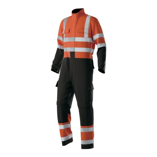 flame resistant coverall for flame retardant hi vis jacket