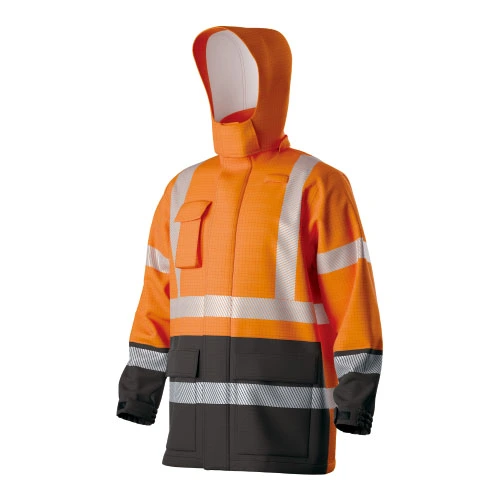 HI-VIS Two-Tone Waterproof Flame Resistant Jacket