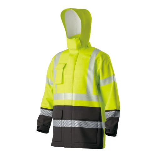 HI VIS Two Tone Waterproof Flame Resistant Jacket