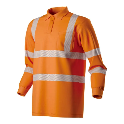 HI-VIS Flame Resistant L/S POLO Shirt