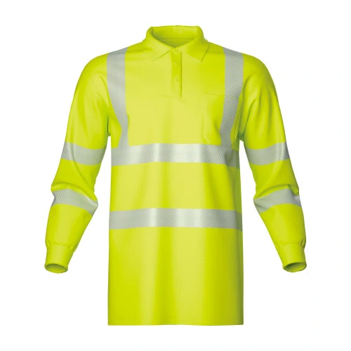 long sleeve hi vis polo