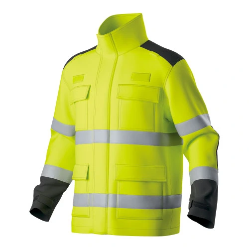 multi pockets flame resistant jack for fr hi vis clothing