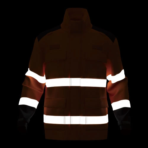 multi pockets flame resistant jack for fr hi vis winter jacket