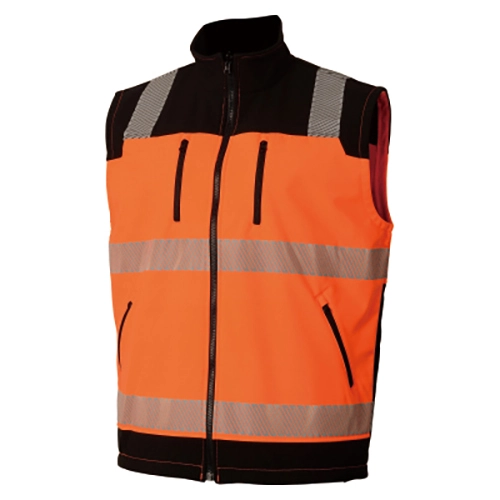 HI-VIS Two Tone 2IN1 Waterproof Softshell Bodywarmer