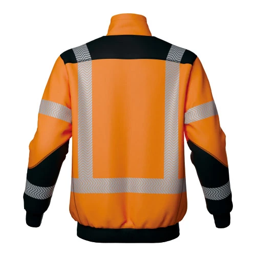 insulated fleece jacket for high visibility winter work jackets