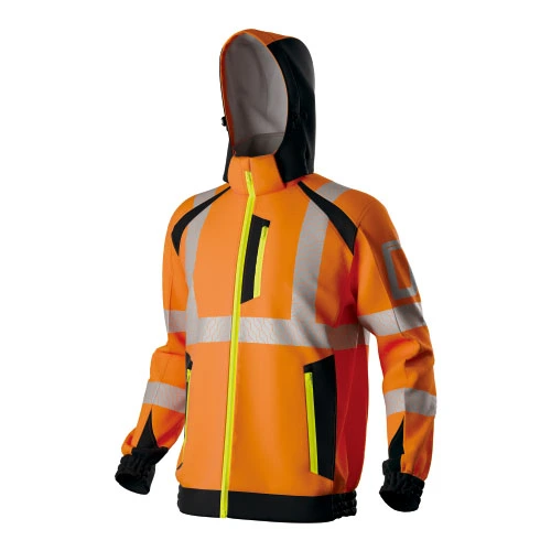 stretchy waterproof softshell hooded jacket for high vis sleeveless jacket