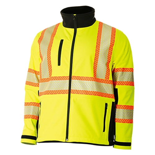 performance jacket for high vis winter wear