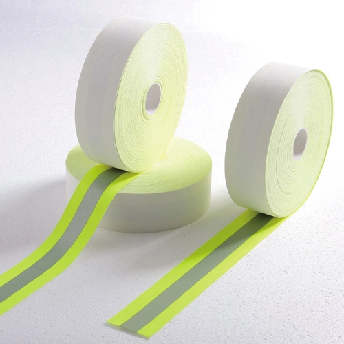 100 cotton flame resistance combined performance sewing reflective tape for sew on reflective strips for clothing