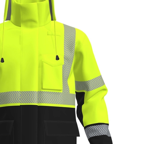 flame resistance heat transfer reflective tapes for hi vis ppe apparel