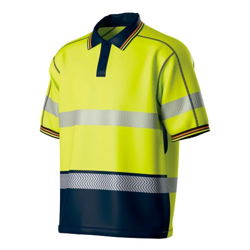 High Visibility Polo Work Shirts, Custom Two Tone Hi Vis Polo Shirt ...