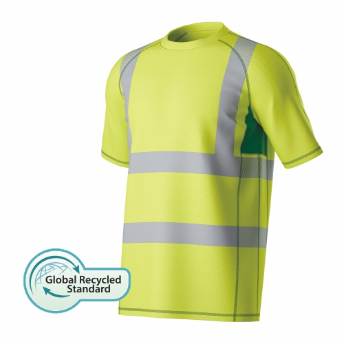 HI-VIS Recycled Birdeye Inserts S/S T-SHIRT