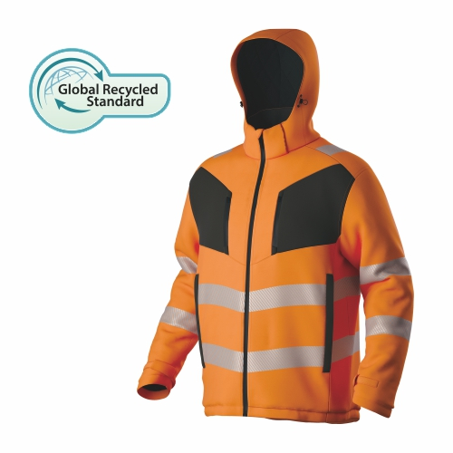 HI-VIS Recycled Polyester Waterproof Winter Jacket