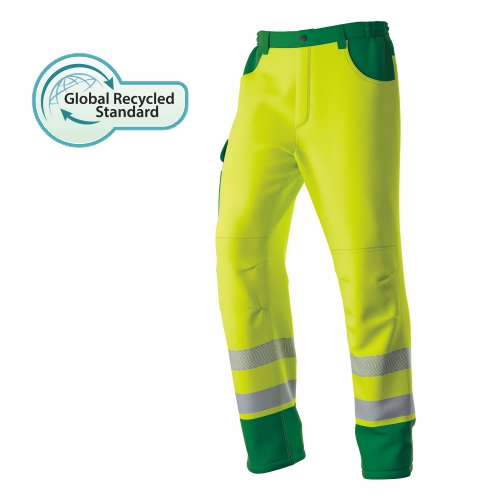 HI-VIS Recycled Polyester Waterproof Two-Tone Rain Trousers